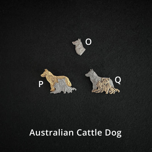 Australian Cattle Dog - Brooches, Showclips & Tiebars