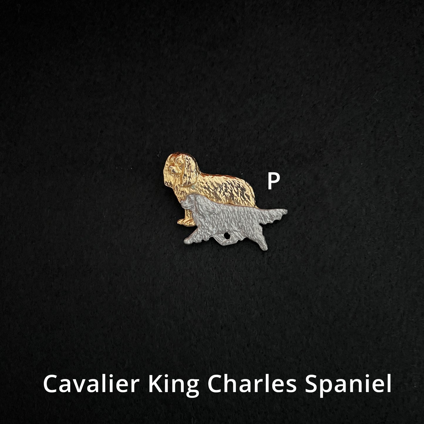 Cavalier King Charles Spaniel - Brooches, Showclips & Tiebars