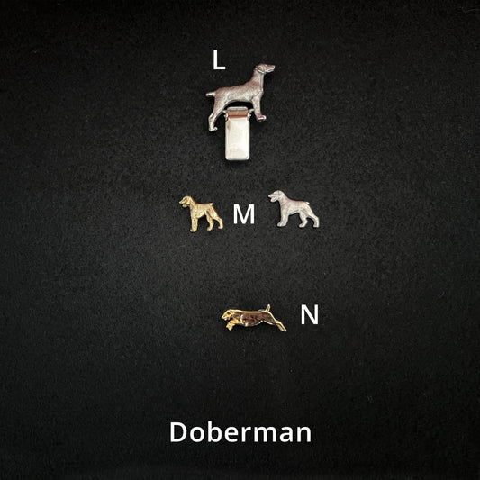 Doberman - Brooches, Showclips & Tiebars