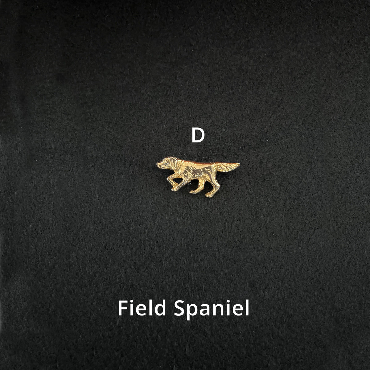 Field Spaniel - Brooches, Showclips & Tiebars