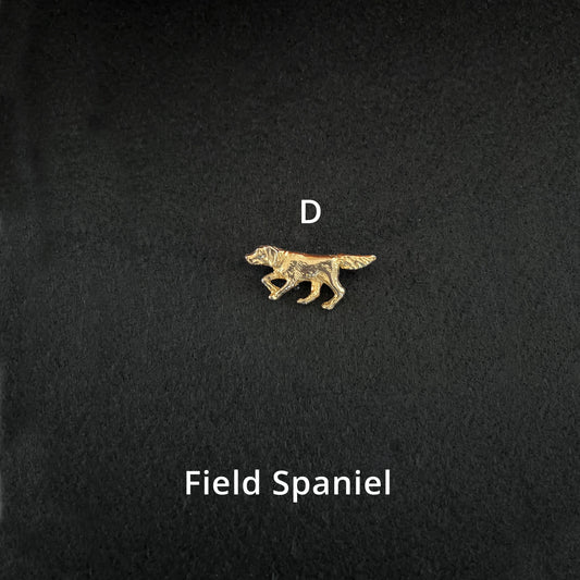 Field Spaniel - Brooches, Showclips & Tiebars