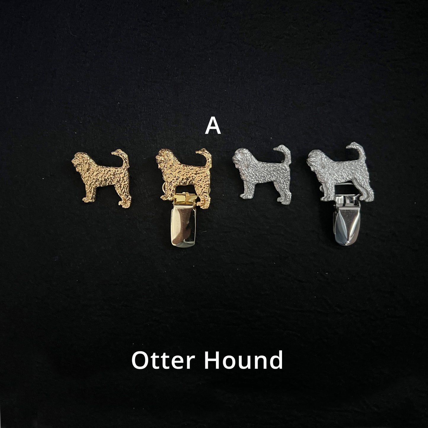 Otter Hound - Brooches, Showclips & Tiebars