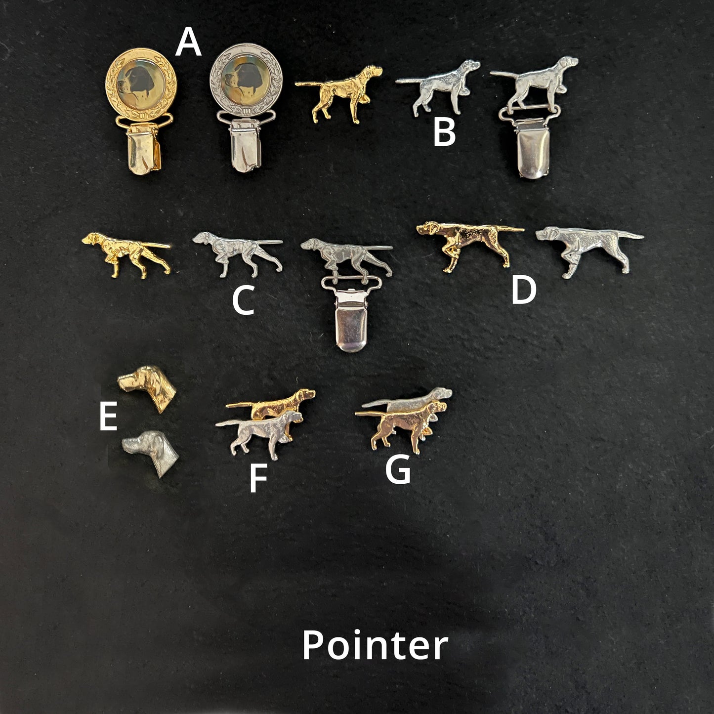 Pointer - Brooches, Showclips & Tiebars