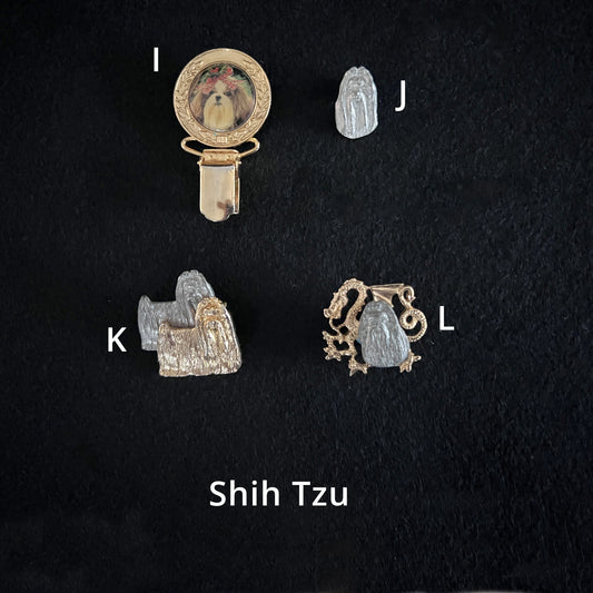 Shih Tzu - Brooches, Showclips & Tiebars