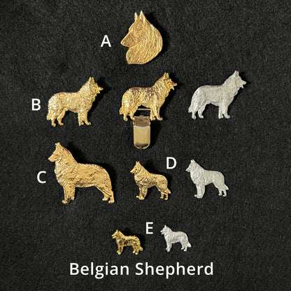 Belgian Shepherd - Brooches, Showclips & Tiebars