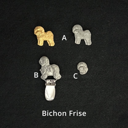 Bichon Frise - Brooches, Showclips & Tiebars