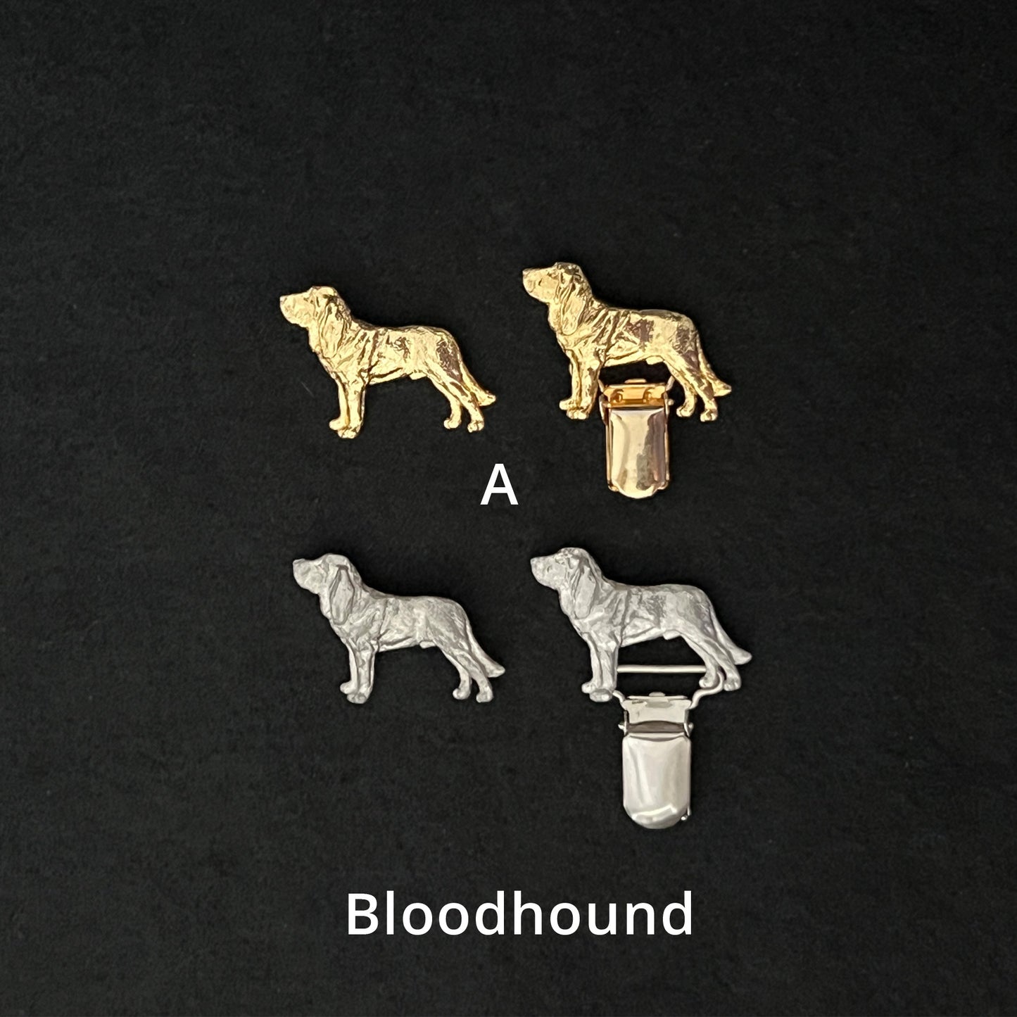 Blood Hound - Brooches, Showclips & Tiebars