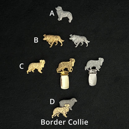 Border Collie - Brooches, Showclips & Tiebars
