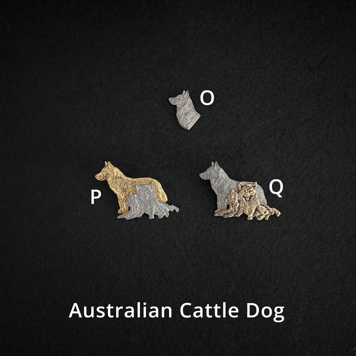 Australian Cattle Dog - Brooches, Showclips & Tiebars