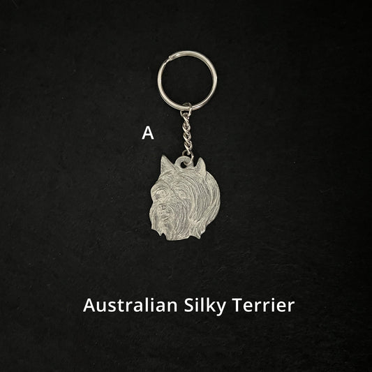 Australian Silky Terrier - Keyrings