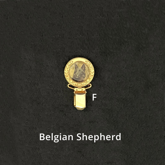 Belgian Shepherd - Brooches, Showclips & Tiebars
