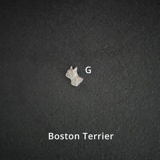 Boston Terrier - Brooches, Showclips & Tiebars