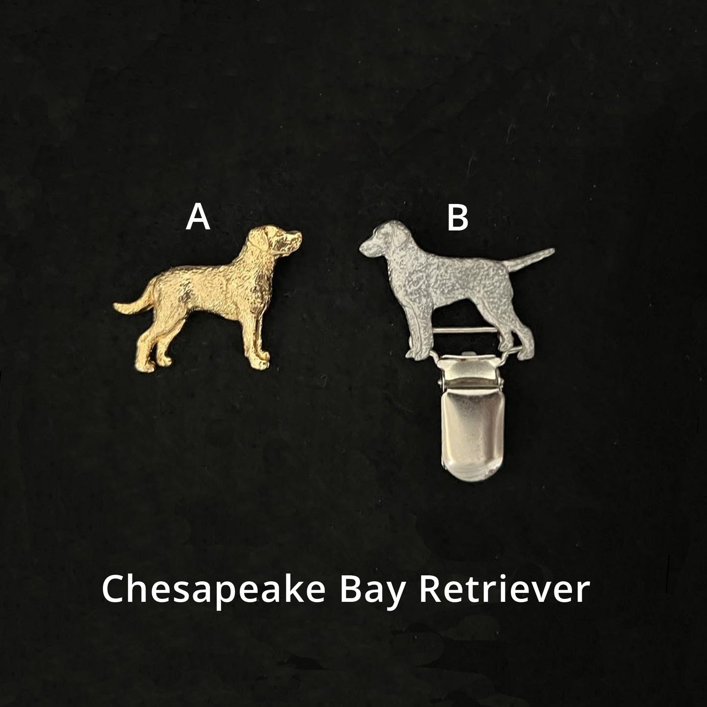 Chesapeake Bay Retriever - Brooches, Showclips & Tiebars