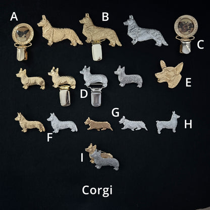 Corgi - Brooches, Showclips & Tiebars