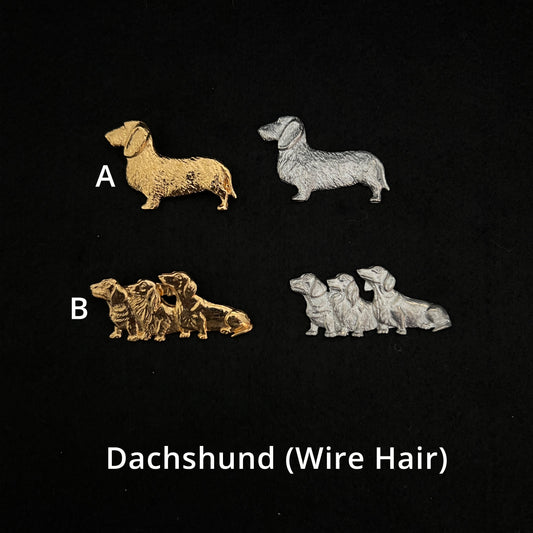 Dachshund Wire Hair - Brooches, Showclips & Tiebars