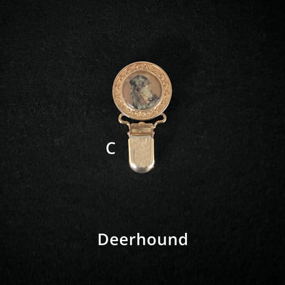 Deerhound - Brooches, Showclips & Tiebars