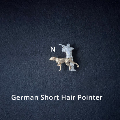 German Shorthaired Pointer - Brooches, Showclips & Tiebars