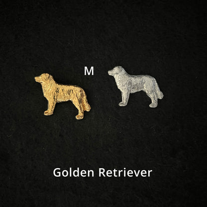 Golden Retriever - Brooches, Showclips & Tiebars