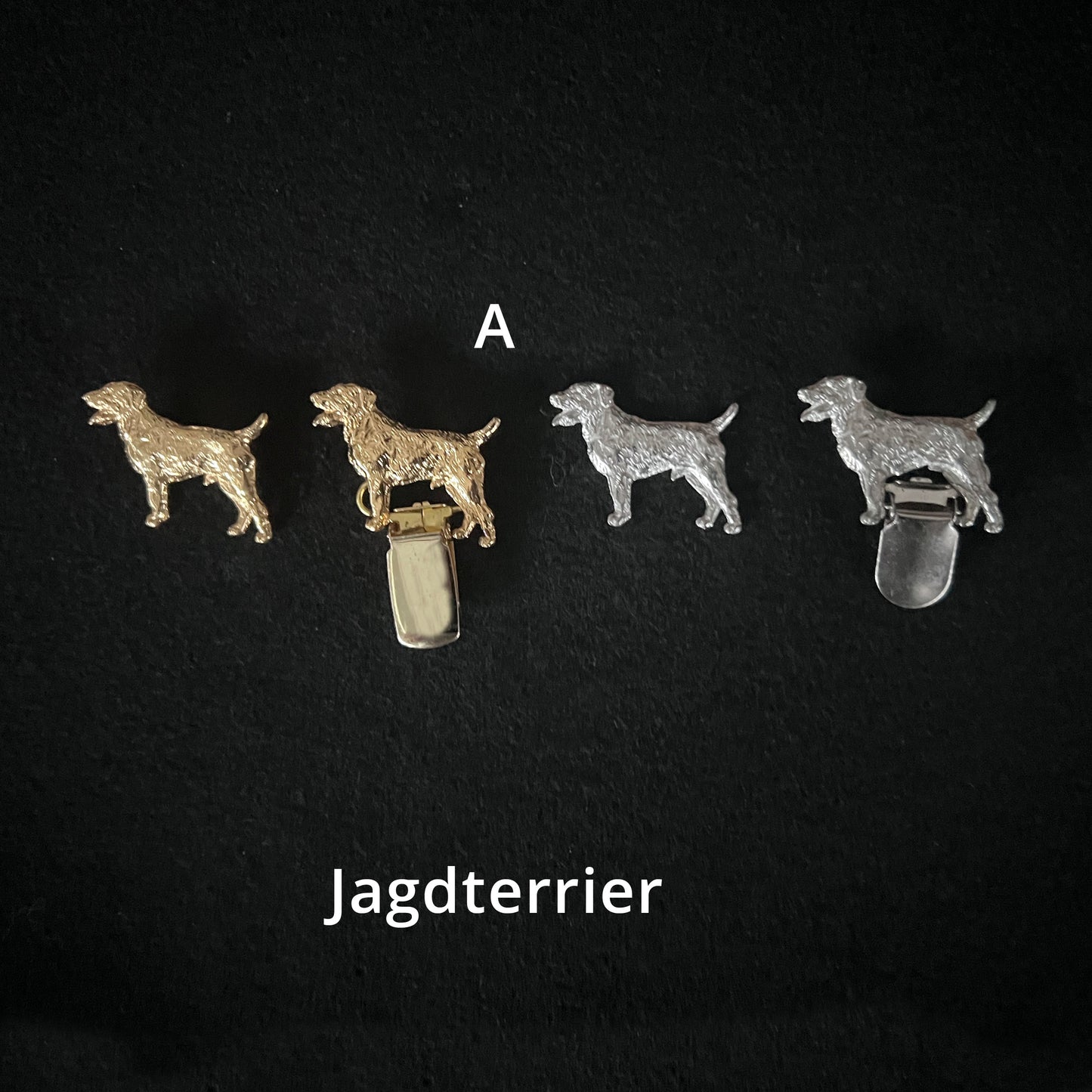 Jagdterrier - Brooches, Showclips & Tiebars