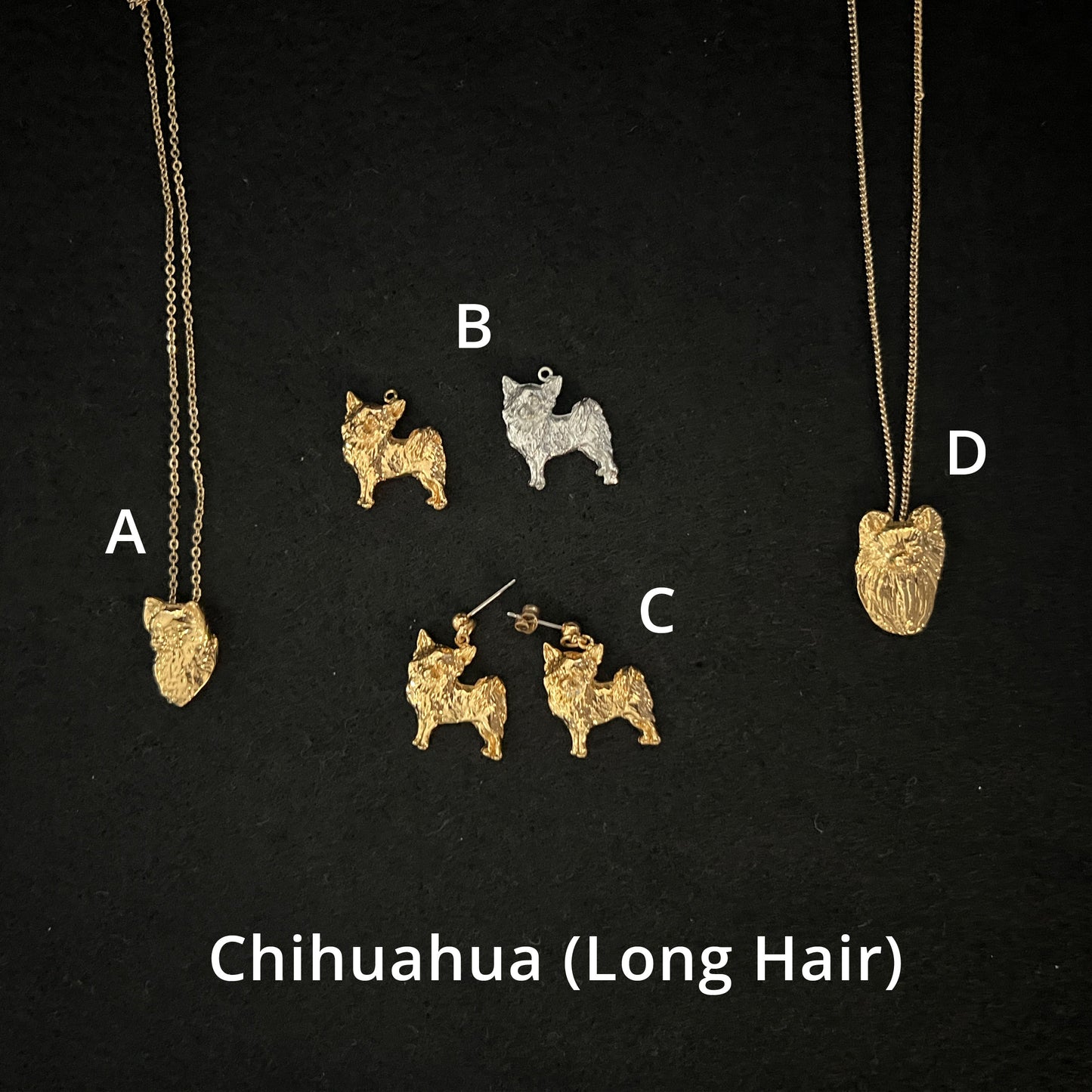 Chihuahua Long Coat - Jewellery