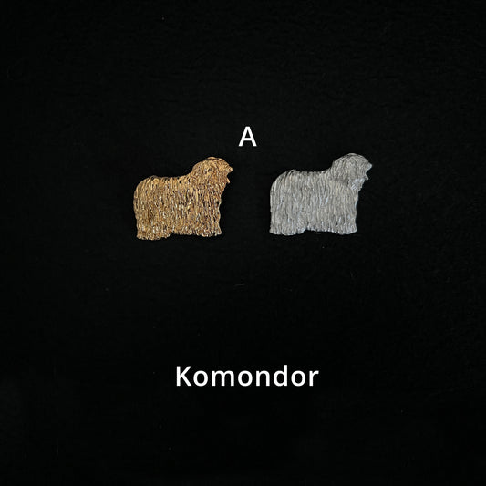 Komondor - Brooches, Showclips & Tiebars