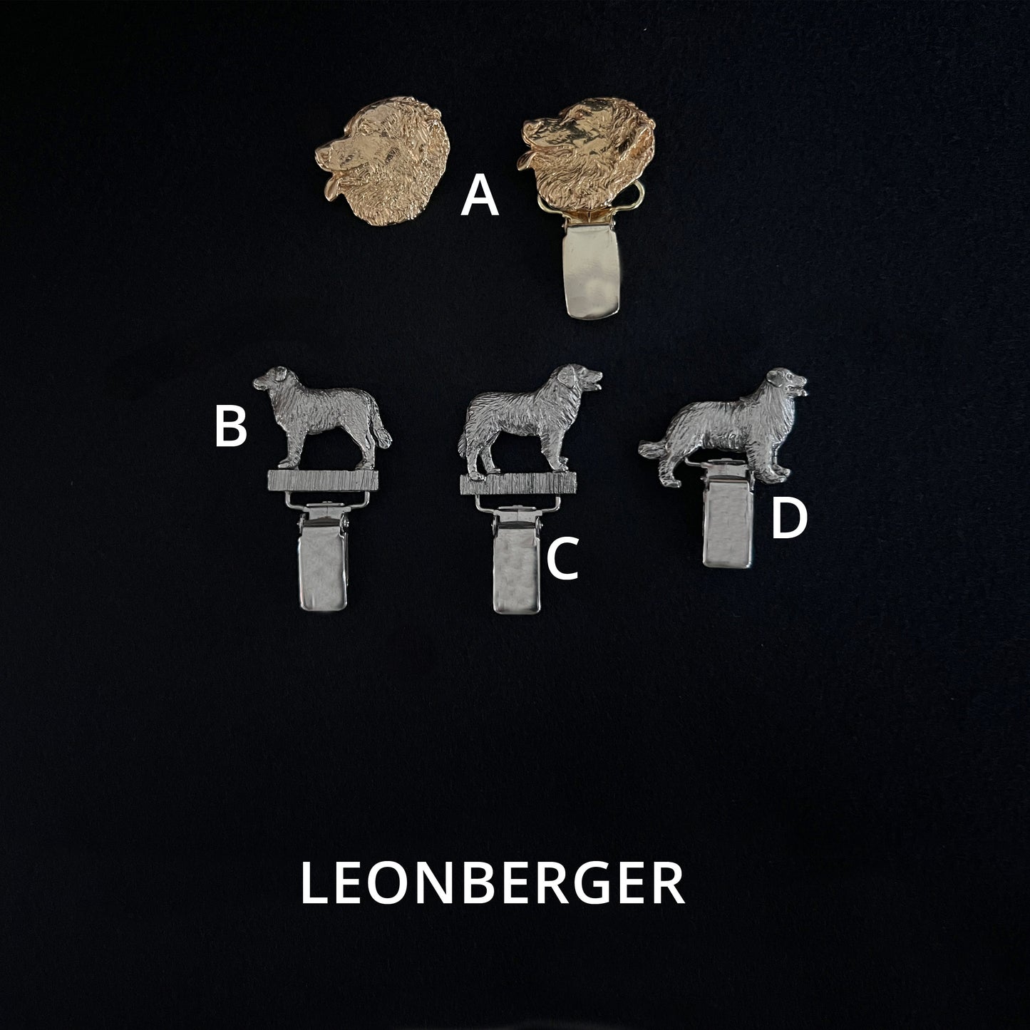 Leonberger - Brooches, Showclips & Tiebars