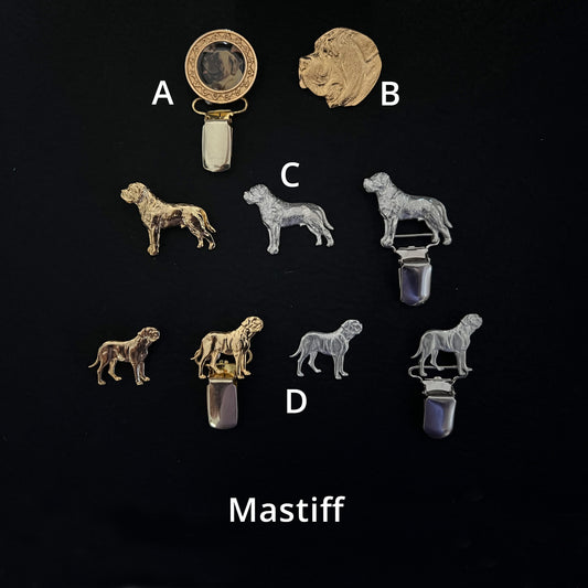 Mastiff - Brooches, Showclips & Tiebars
