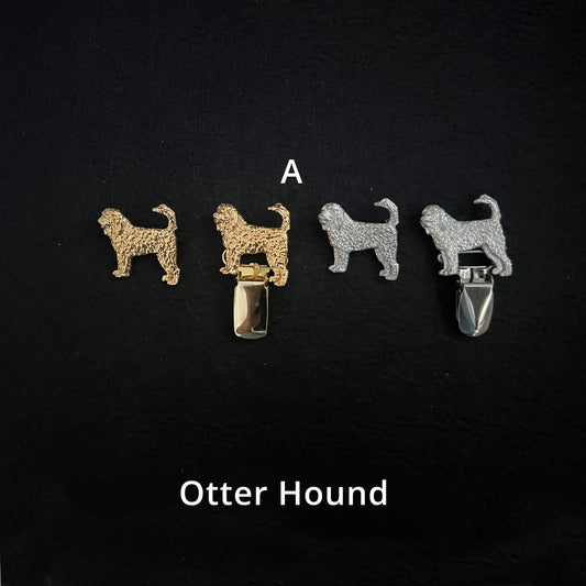 Otter Hound - Brooches, Showclips & Tiebars