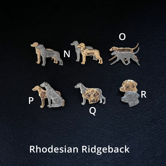 Rhodesian Ridgeback - Brooches, Showclips & Tiebars
