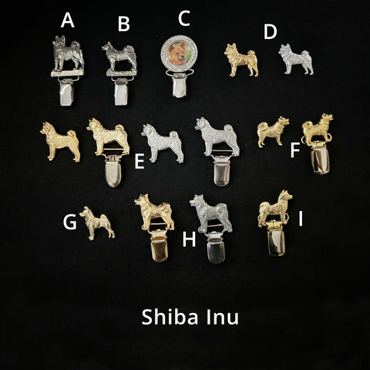 Shiba Inu - Brooches, Showclips & Tiebars