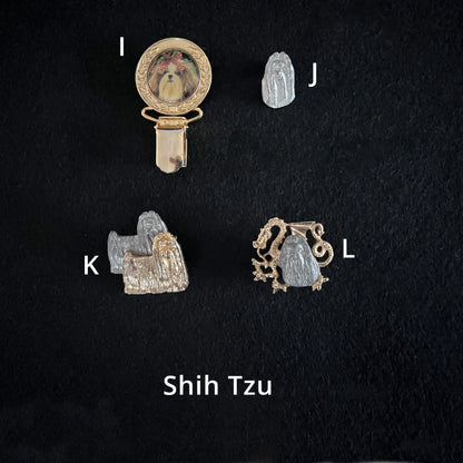 Shih Tzu -  Brooches, Showclips & Tiebars