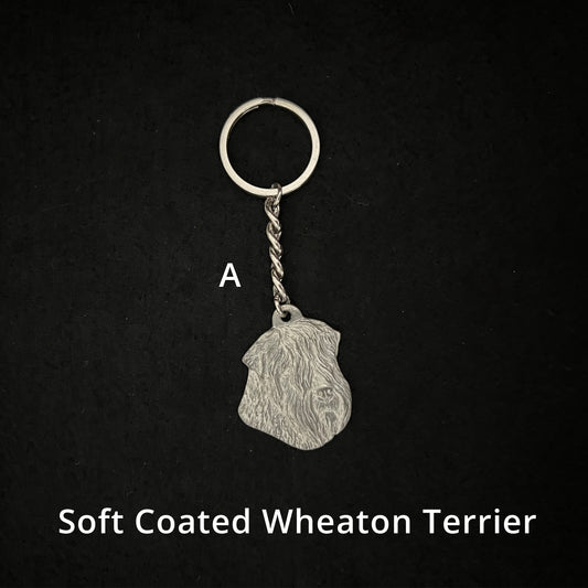 Soft Coated Wheaton Terrier - Keyrings