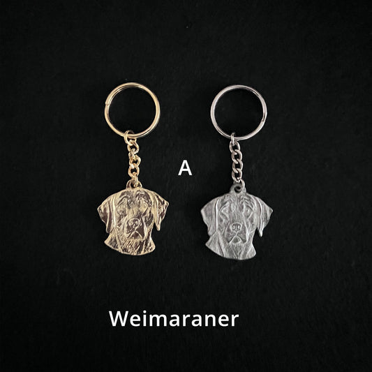 Weimaraner - Keyrings